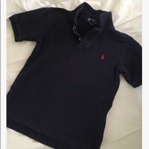 Ralph Lauren Childrenswear Navy Polo Shirt